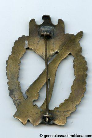 Infantry assault badge in bronze - Rudolf karneth, Gablonz