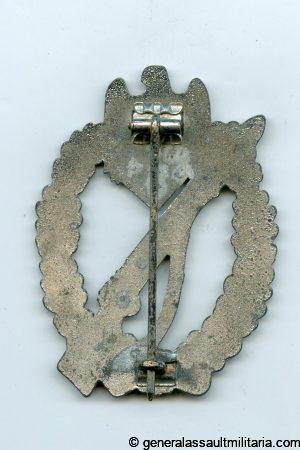 Infantry assault badge in silver - Gottlieb Wagner, Idar-Oberstein