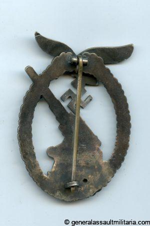 Luftwaffe flak badge - Gustav Brehmer, Markneukirchen