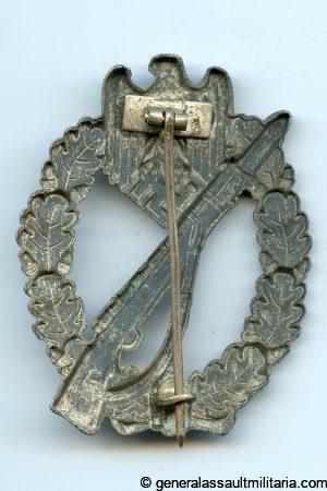 Infantry assault badge in silver - Wilhelm Deumer, Lüdenscheid
