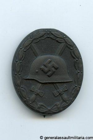 Wound badge in black - Klein & Quenzer, Idar-Oberstein