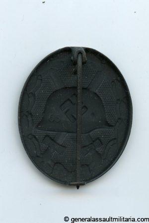 Wound badge in black - Klein & Quenzer, Idar-Oberstein