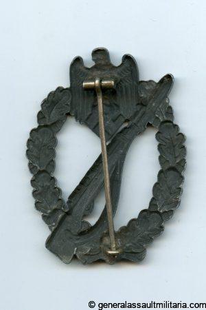 Infantry assault badge in silver - Assmann & Söhne, Lüdenscheid