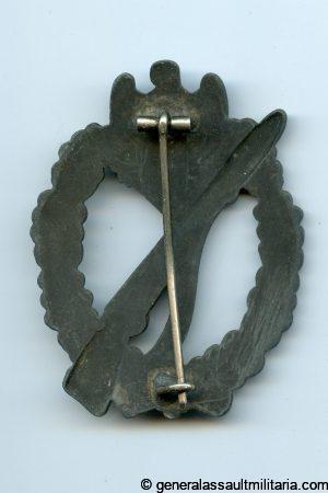 Infantry assault badge in silver - Assmann & Söhne, Lüdenscheid
