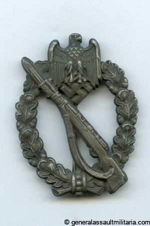 Infantry assault badge in silver - Assmann & Söhne, Lüdenscheid