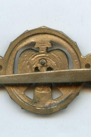 Luftwaffe fighter clasp in gold - C.E. Juncker, Berlin