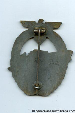 Kriegsmarine S-Boat badge - Rudolf Souval, Wien