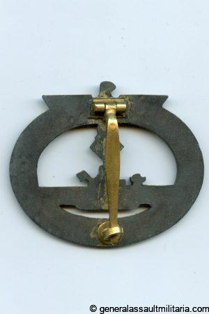 Kriegsmarine U-boat badge - MM L/56 Funke & Brüninghaus, Lüdenscheid