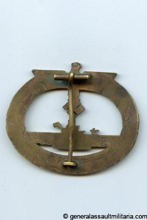 U-Boat badge - Otto Schickle, Pforzheim