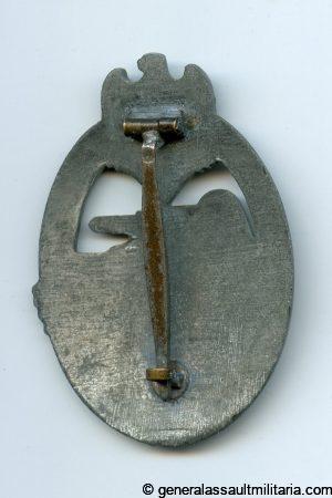Panzer assault badge in silver - Steinhauer & Lück, Lüdenscheid