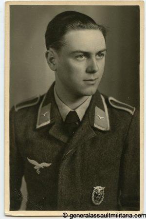 Luftwaffe NCO with Erdkampf in wear