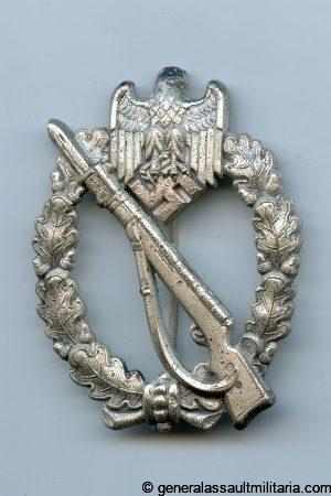 Infantry assault badge in silver - Rudolf Karneth, Gablonz