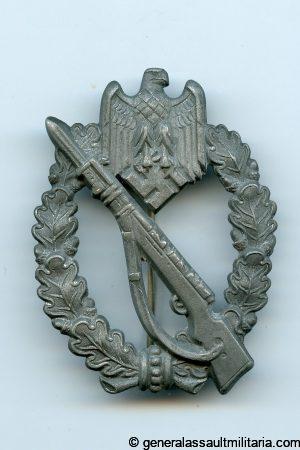 Infantry assault badge in silver - Sohni Heubach & Co, Idar-Oberstein