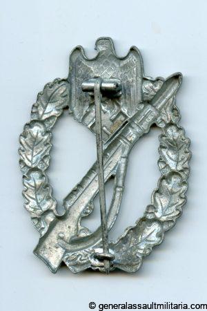 Infantry assault badge in silver - Sohni Hubach & Co, Idar-Oberstein