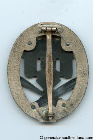 Numbered general assault badge 50 - Rudolf Karneth, Gablonz