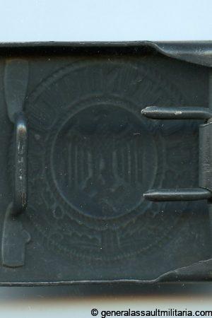 Steel belt buckle - Gustav Brehmer, Markneukrichen