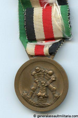 German-Italian Africa medal + spange – Lorioli Milano