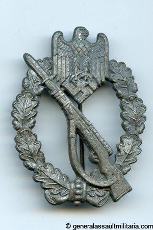Infantry assault badge in silver – L/56 Fünke & Brüninghaus, Lüdenscheid