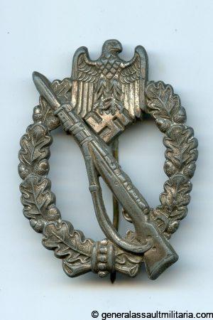 Infantry assault badge in silver – Wilhelm Hobacher, Wien