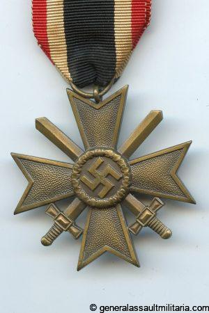 War merit cross with swords - MM6 Fritz Zimmermann, Stuttgart