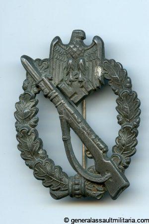 Infantry assault badge in silver - Sohni Heubach & Co, Oberstein