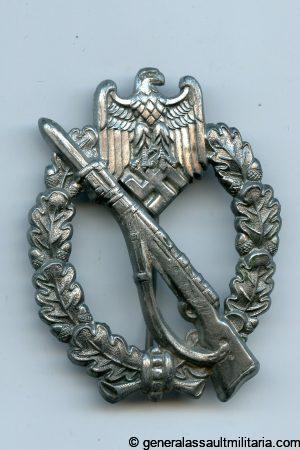 Infantry assault badge in silver - Frank & Reif, Stuttgart