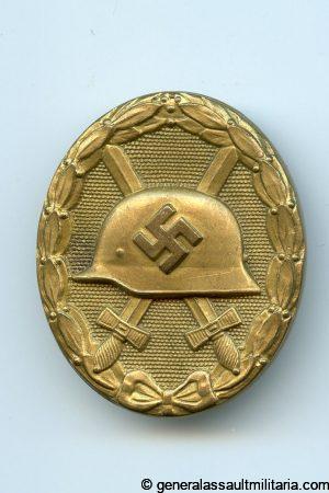 Wound badge in gold - UM Hauptmünzamt Wien