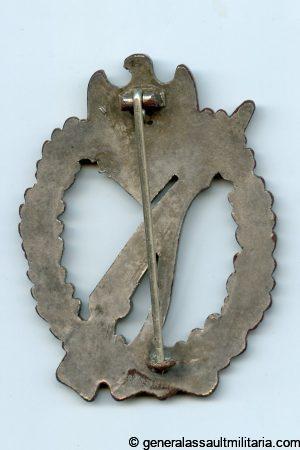 Infantry assault badge in silver - Karl Wurster, Markneukirchen