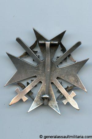 Spanish cross with swords in silver - L/52 C.F. Zimmermann, Pforzheim