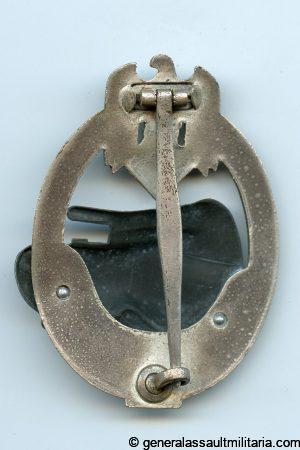 Numbered panzer assault badge 50 - Josef Felix & Söhne, Gablonz