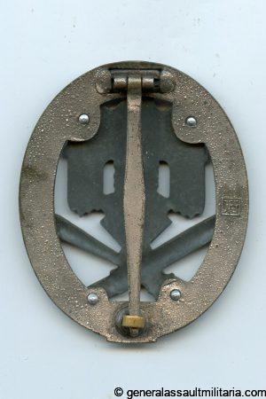 Numbered general assault badge 50 – Josef Felix & Söhne, Gablonz