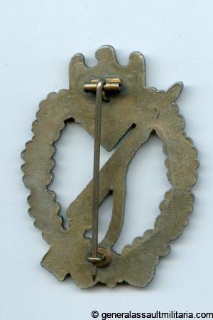 Infantry assault badge in bronze - Funke & Brüninghaus, Lüdenscheid