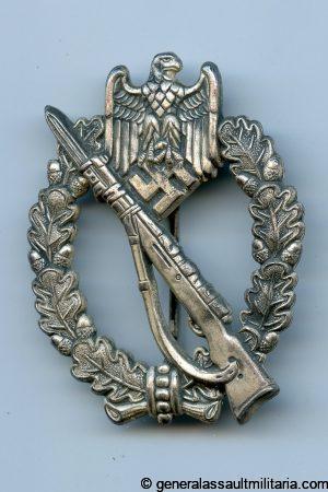 Infantry assault badge in silver - Vienna design