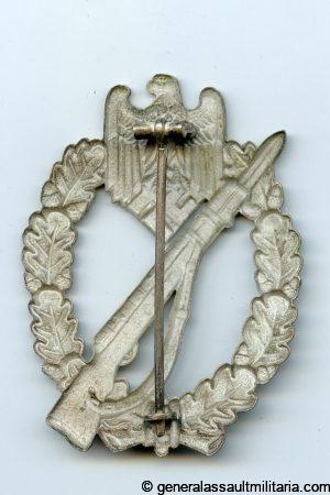 Infantry assault badge in silver - Otto Schickle, Pforzheim