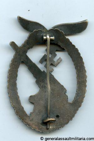 Luftwaffe flak badge - Gustav Brehmer, Markneukirchen