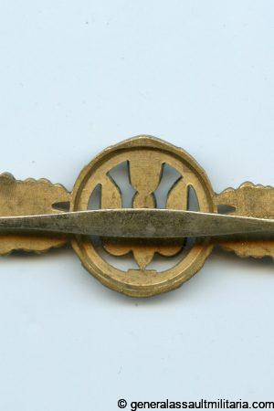 Luftwaffe bomber clasp in gold - G.H. Osang, Dresden