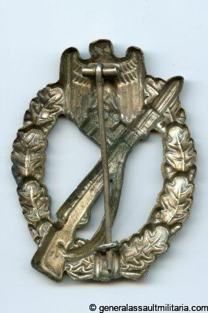 Infantry assault badge in silver – Schauerte & Höhfeld, Lüdenscheid