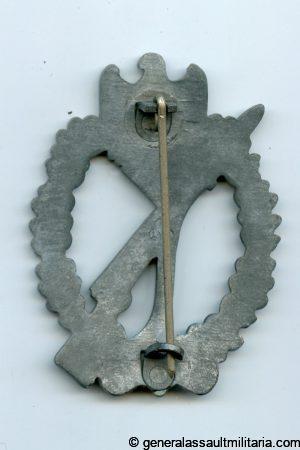 Infantry assault badge in silver – Friedrich Linden, Lüdenscheid