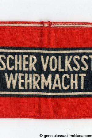 Deutscher Volkssturm Wehrmacht armband