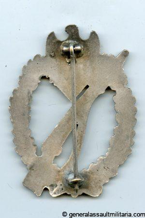 Infantry assault badge in silver - Karl Wurster, Markneukirchen