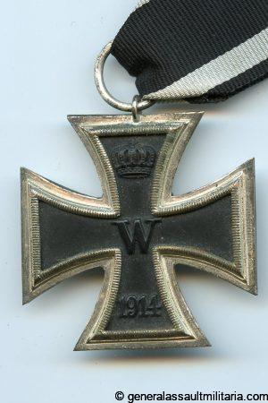 Iron cross second class 1914 - Wilhelm Deumer, Lüdenscheid