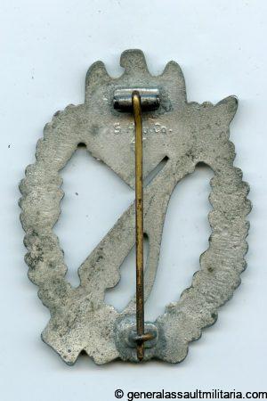Infantry assault badge in silver – Sohni Heubach und Co, Idar-Oberstein