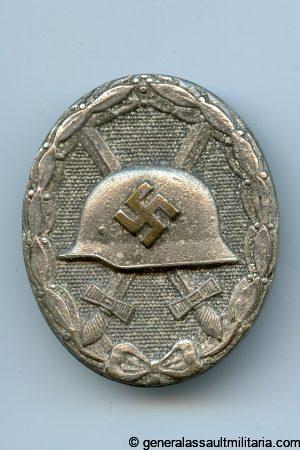 Wound badge in silver - L/13 Paul Meybauer, Berlin
