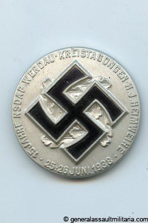 15 years NSDAP Werdau badge