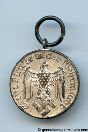 Four year Heer service medal - Unknown maker
