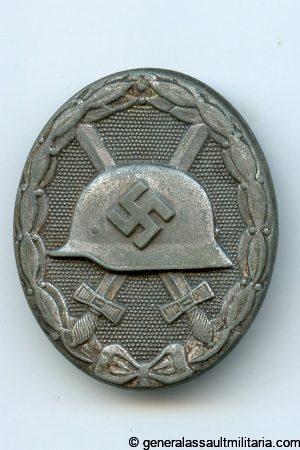 Wound badge in silver - mm107 Carl Wild, Hamburg