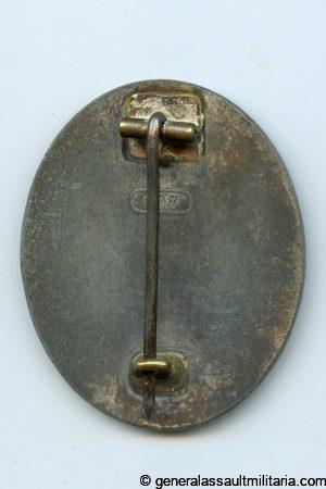 Wound badge in silver - mm107 Carl Wild, Hamburg