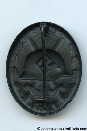 Wound badge in black - mm107 Carl Wild, Hamburg