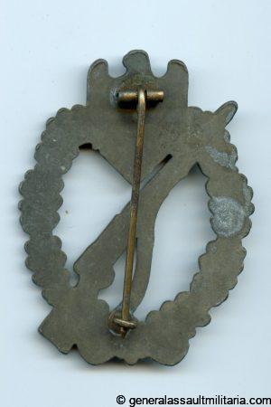Infantry assault badge in bronze - Funke & Brüninghaus, Lüdenscheid