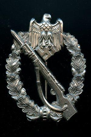 Infantry assault badge in silver - Gottlieb Wagner, Idar-Oberstein